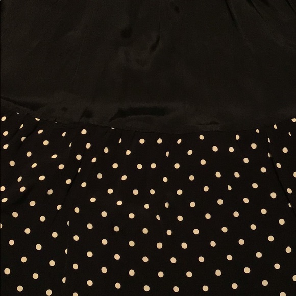 Shelli Segal VINTAGE Black Polka Dot Skirt from Broadway NWT! - Picture 8 of 8